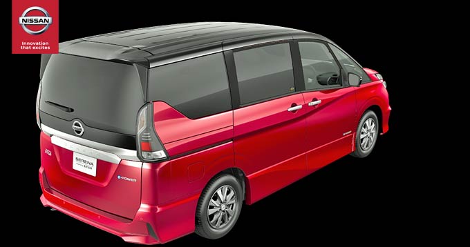 Eksterior Belakang Samping New Nissan Serena